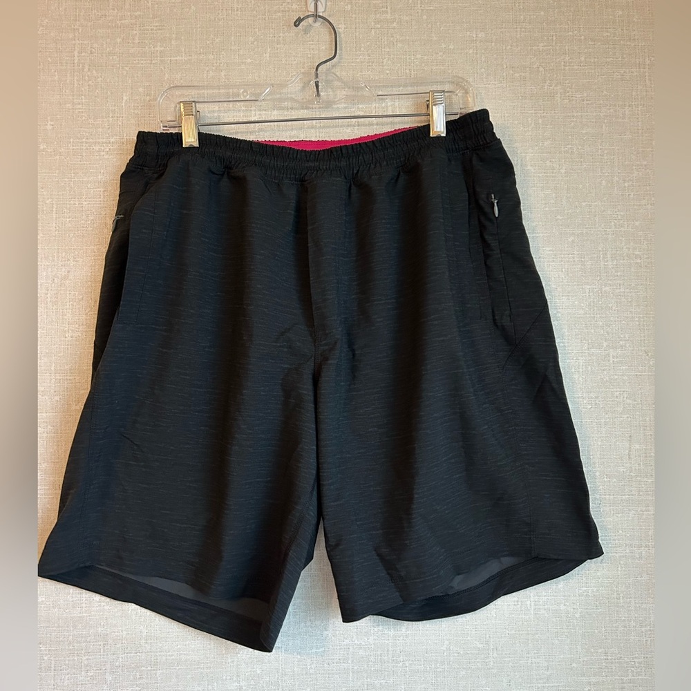 BIRDDOGS Boom For Your Boomstick Mens Black Shorts Lined Zip Pocket XL